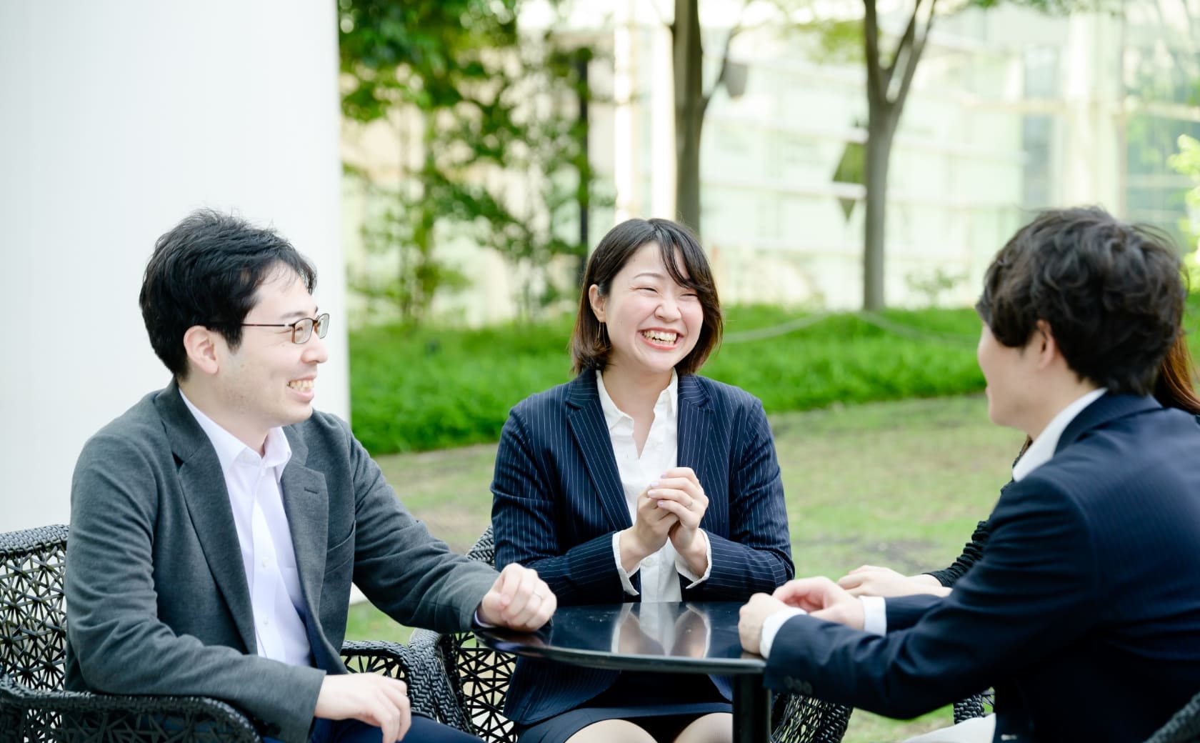 先進的なお客さまに刺激を受けて、若手メンバーも活躍中。